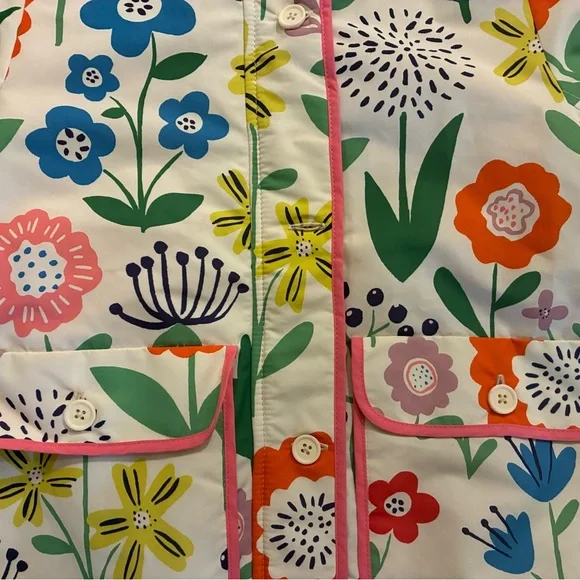 Mini Boden Floral Kids Jacket - Picture 3 of 6